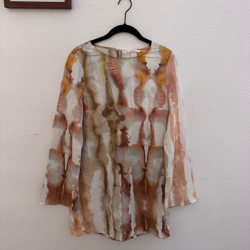 H&M Multicolor Long Sleeve Dress